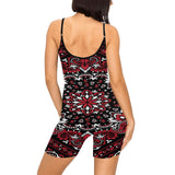 Black/Red Bandana Women's Bodysuit