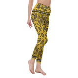 Yellow Bandana High Waist Leggings