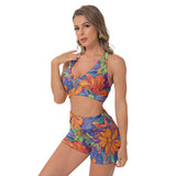 Flower Child Active Shorts Set