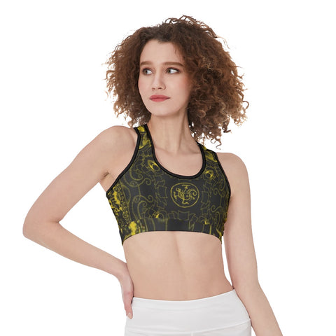 Moon Gold Sports Bra