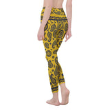 Yellow Bandana High Waist Leggings