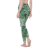 Green Bandana High Waist Leggings