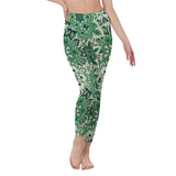 Green Bandana High Waist Leggings