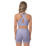 Purple Rain Active Shorts Set