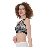 White Wolf Bandana Sports Bra