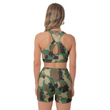 Western Camo Active Shorts Set