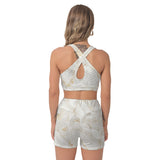 Greek Marble Active Shorts Set