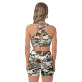 Euro Camo Active Shorts Set