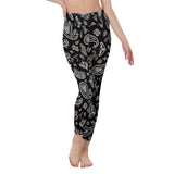 Black Bandana High Waist Leggings