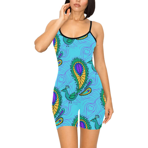 Peacock Yoga Bodysuit