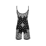 Black Biker Bandana Women's Bodysuit